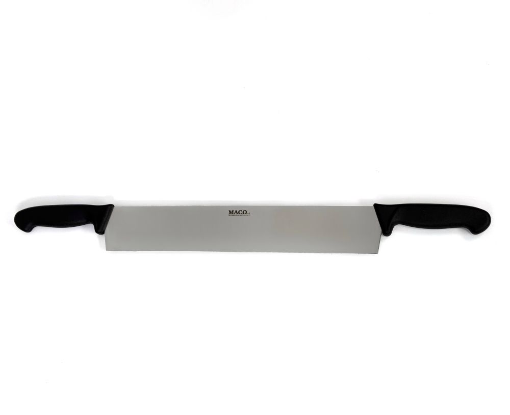 Нож для сыра с двумя ручками 36см, черный 413965