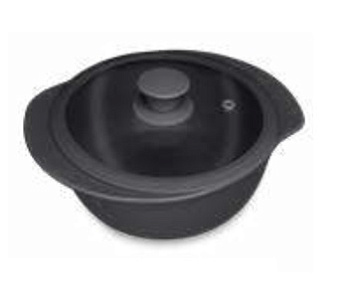 Кастрюля керамическая с крышкой D25см/2,3л  NANQUIM, 023388, BM02-4503