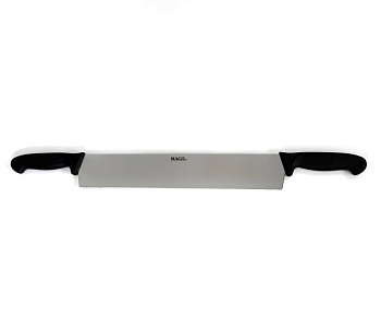 Нож для сыра с двумя ручками 36см, черный 413965